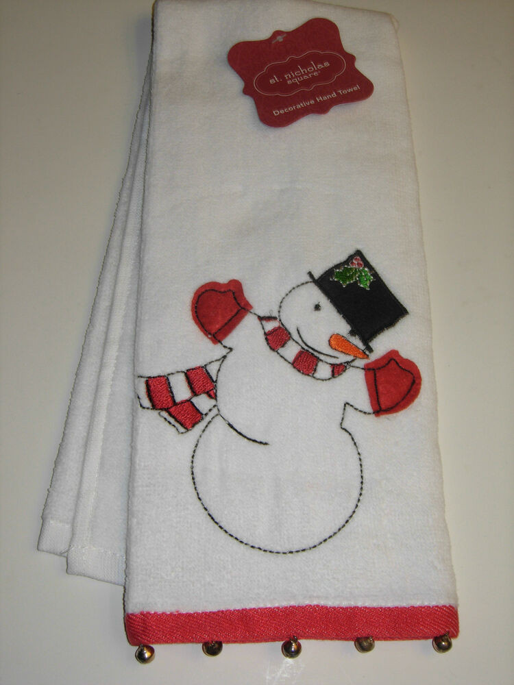 Christmas Bathroom Hand Towels
 St Nicholas Square Decorative Bathroom Bath Hand Towel