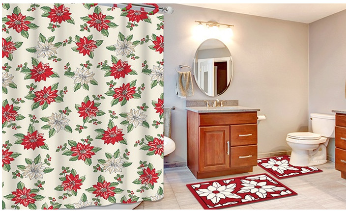 Christmas Bathroom Rug Sets
 15 Piece Holiday Bath Set Just $16 99 down from $39 99