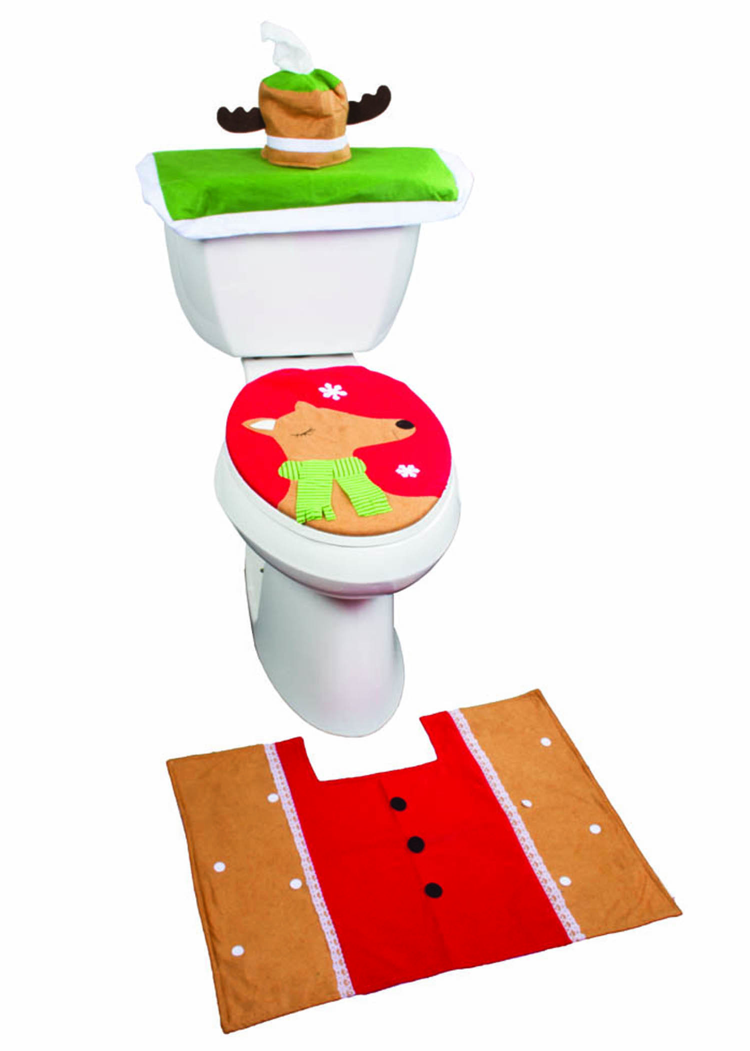 Christmas Bathroom Rug Sets
 Christmas Bathroom Set – Christmas Bathroom Rug & Toilet