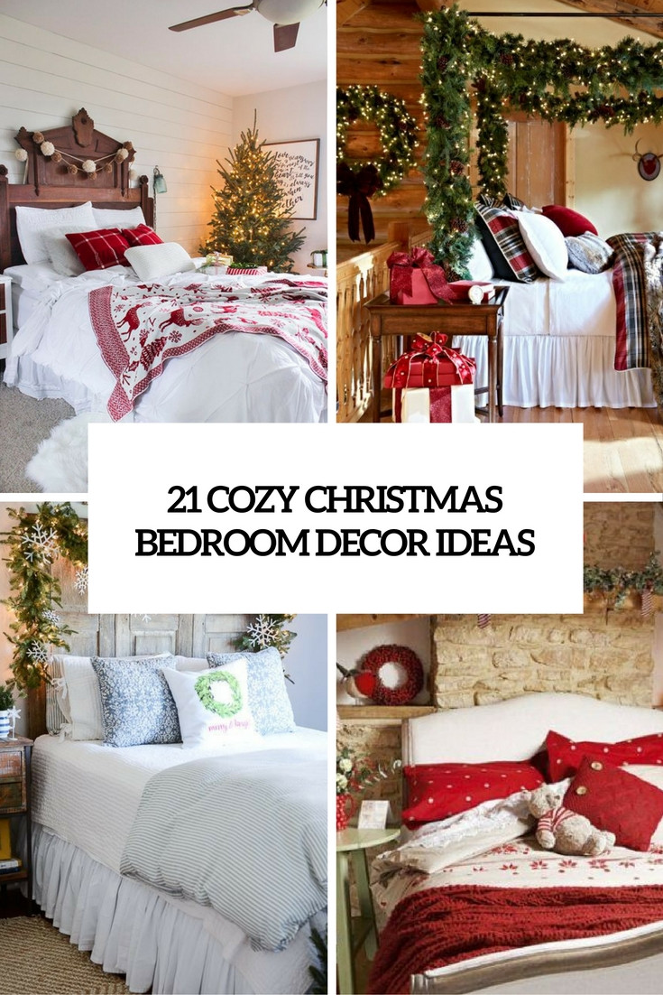Christmas Bedroom Decoration
 Bedrooms Archives Shelterness