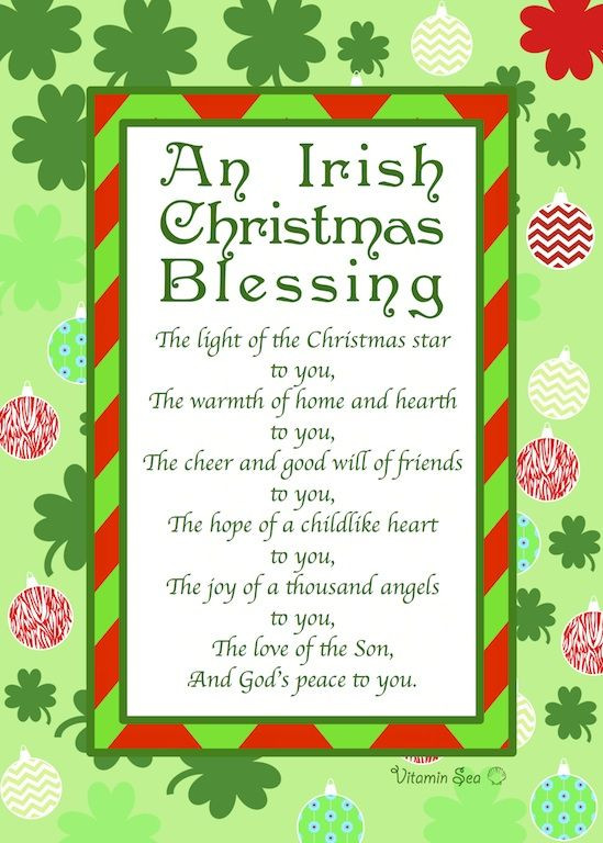 Christmas Blessing Quotes
 An Irish Christmas Prayer