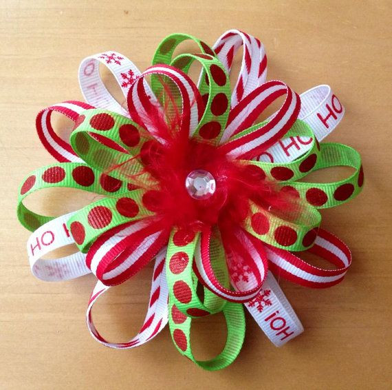 Christmas Bows DIY
 25 best ideas about Christmas Hair Bows on Pinterest