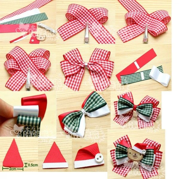 Christmas Bows DIY
 Cute bow making Christmas Craft Tutorials