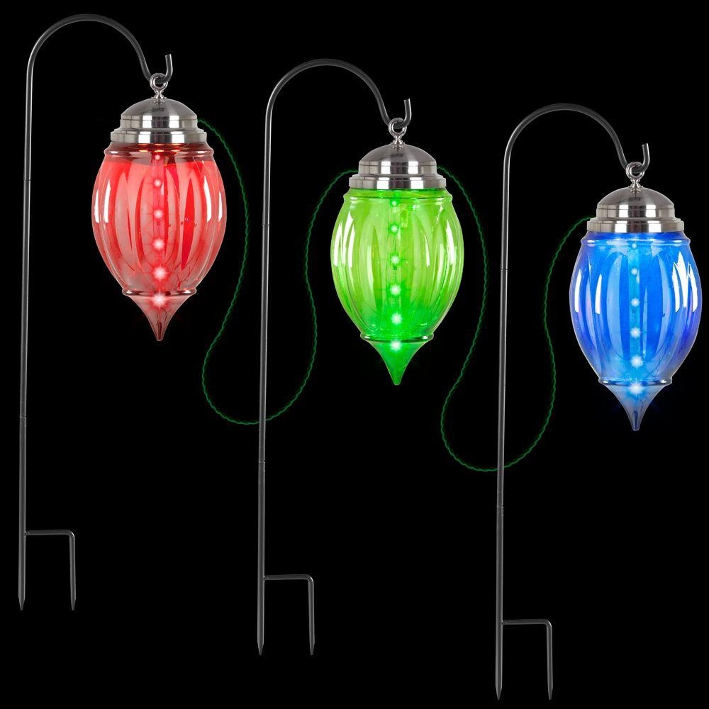 Christmas Bulb Path Lights
 LightShow Multi color Shooting Star Pathway Ornament