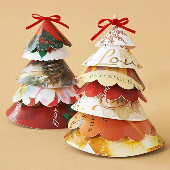 Christmas Card Craft Ideas
 Christmas Card Projects Decorative Ways to Recycle