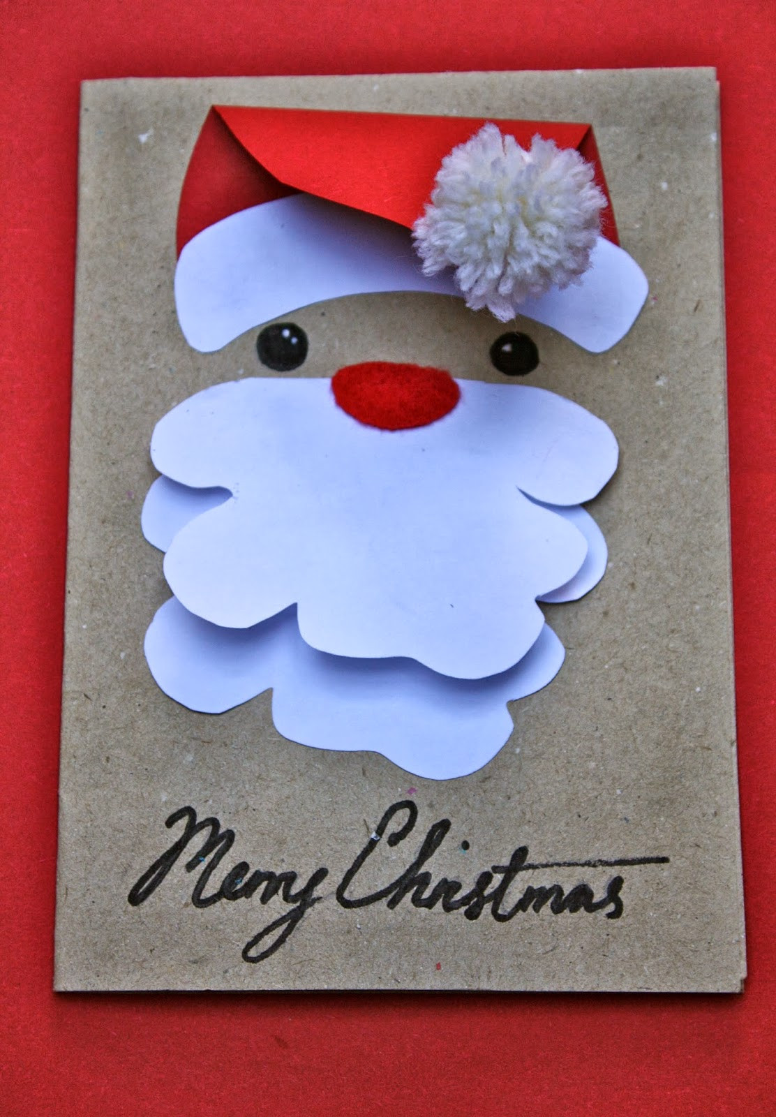 Christmas Card Craft Ideas
 Handmade Christmas Cards Part e Mrs Fox s life home