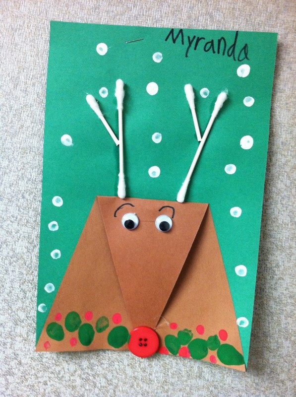 Christmas Card Craft Ideas
 20 Reindeer Crafts for Kids Dragonfly Designs