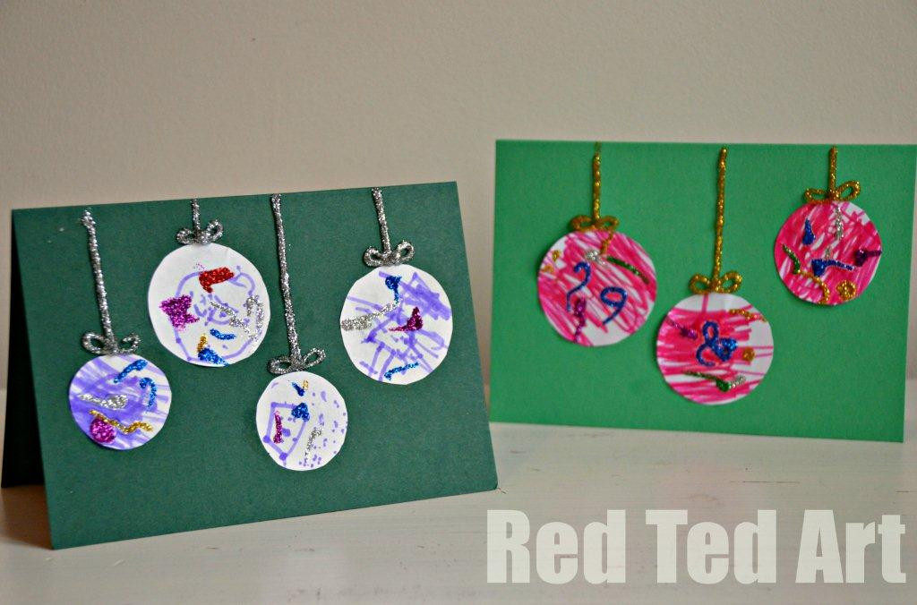 Christmas Card Craft Ideas
 Top Five Christmas Crafts From Red Ted Art Mum e