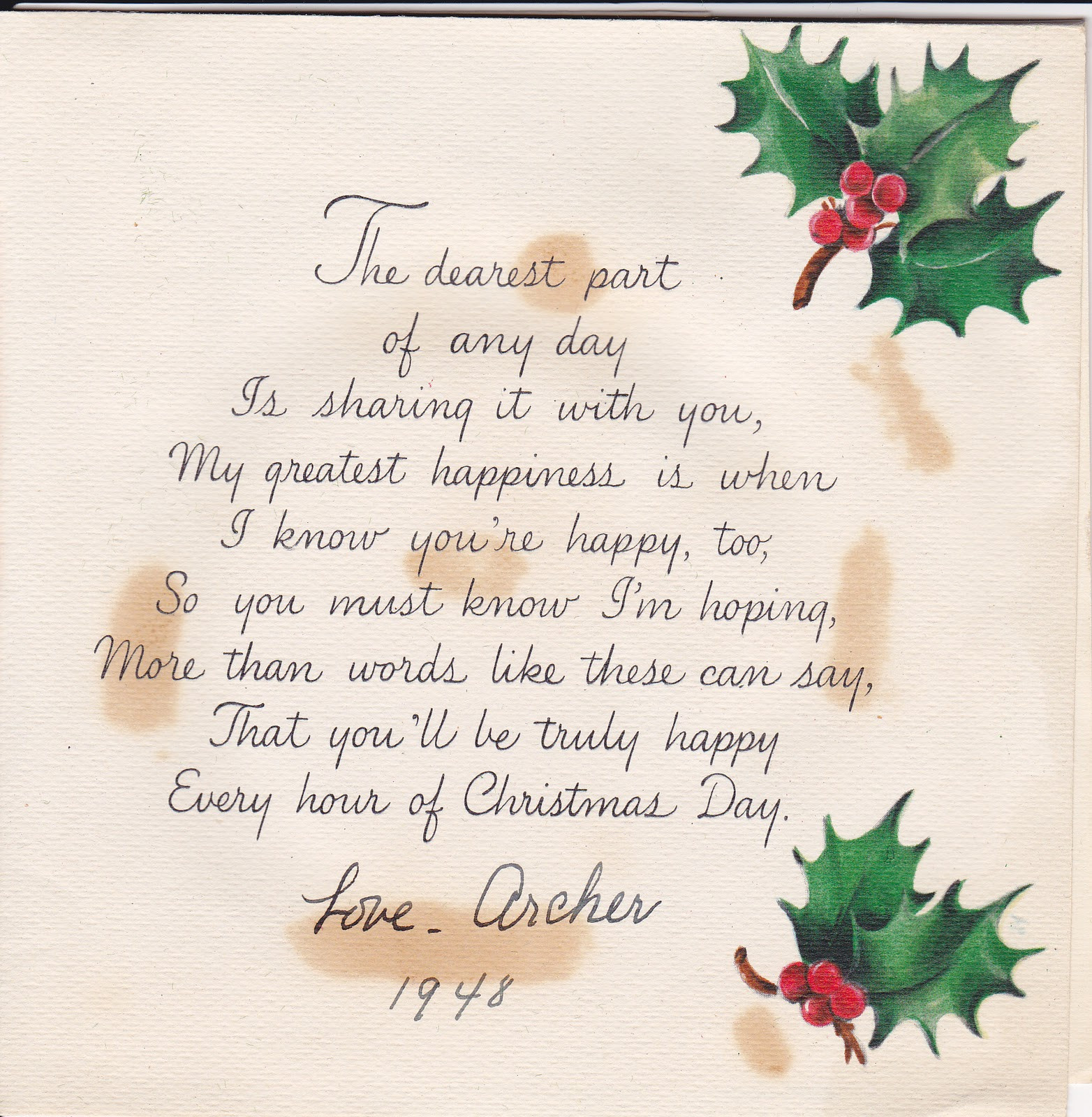 Christmas Card Quotes
 Madeline s Memories Vintage Christmas Cards