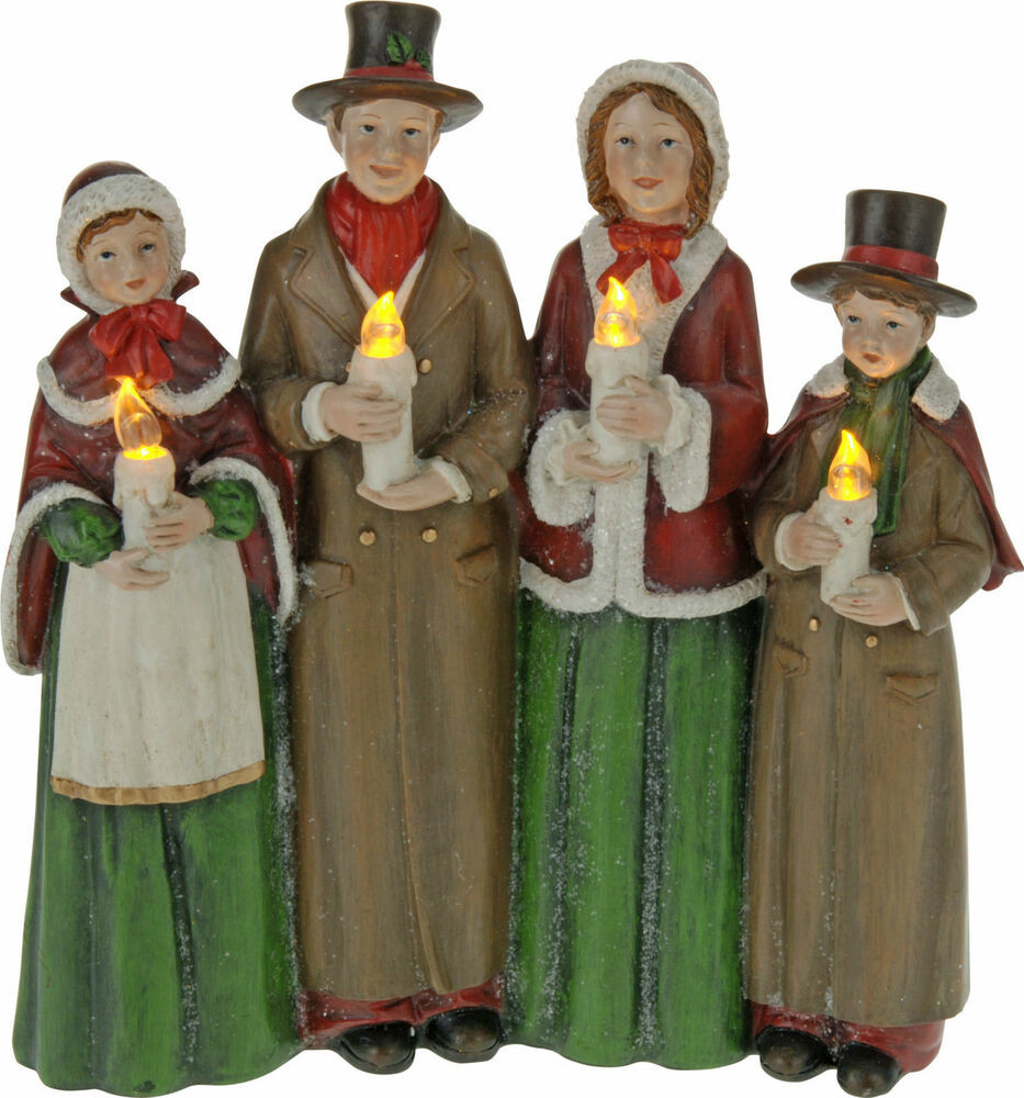 Christmas Carol Lamp
 Traditional Choir Scene Christmas Figures LED Christmas