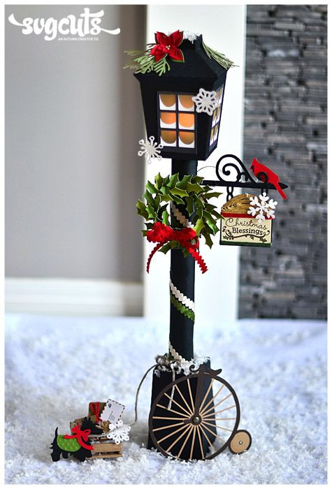 Christmas Carol Lamp
 Tutorial for Christmas Lantern Street Lamp By Thienly Azim