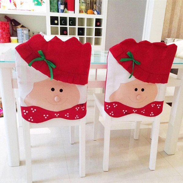 Christmas Chair Covers
 Lovely Christmas Chair Covers Mrs Santa Claus Christmas