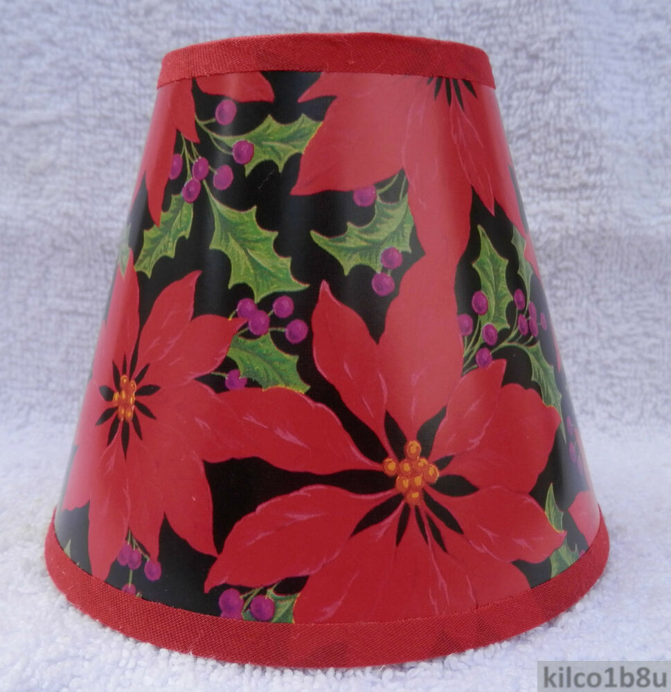 Christmas Chandelier Lamp Shades
 HOLLY BERRY Mini Holiday Multi Color Paper Chandelier Lamp