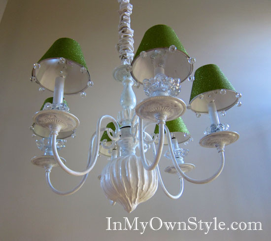 Christmas Chandelier Lamp Shades
 DIY Chandelier Shades & Covers
