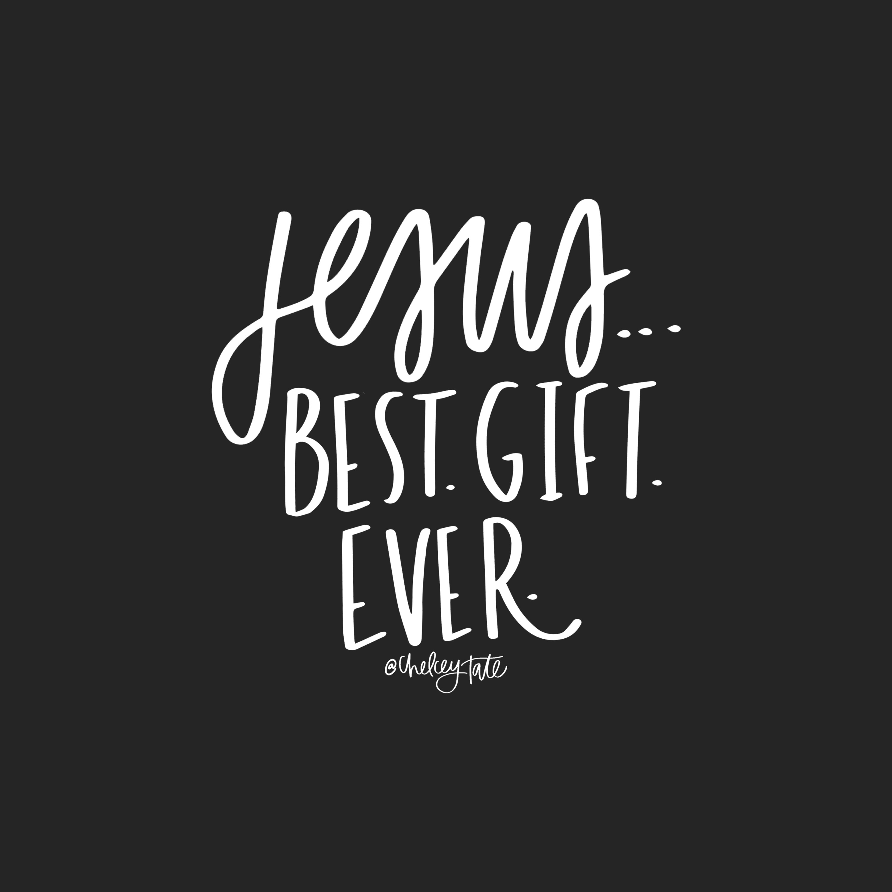 Christmas Christian Quotes
 Jesus Best Gift Ever Christian Christmas quote