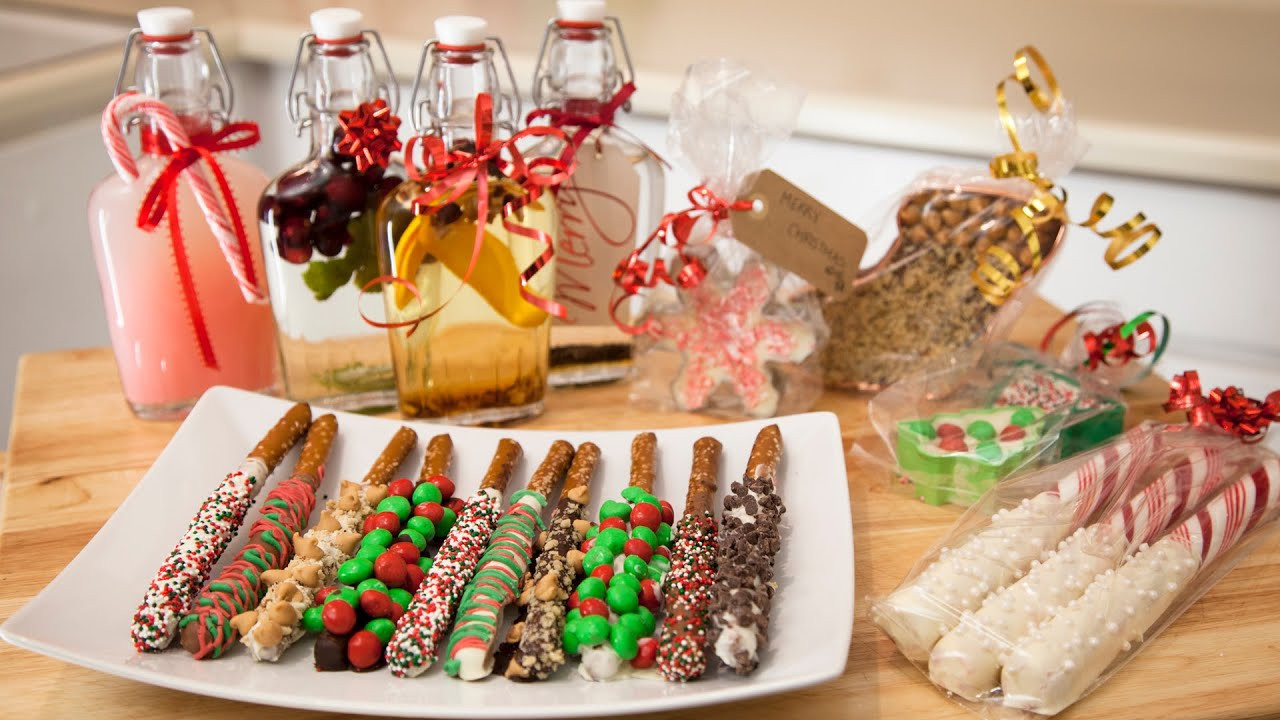 Christmas Cookie Gift Ideas
 3 HOLIDAY EDIBLE GIFT IDEAS Chocolate Pretzels Cookie
