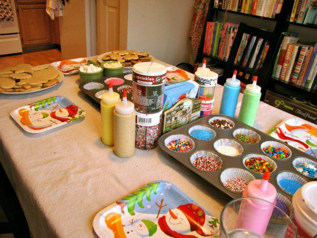 Christmas Cookie Party Ideas
 Utter insanity Having a cookie decorating party for teens