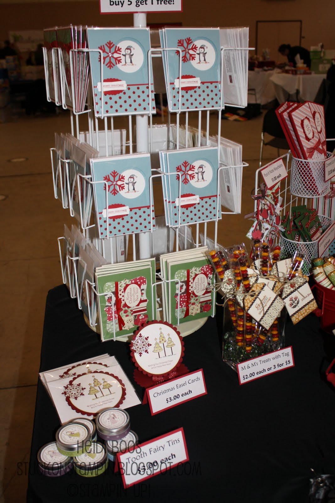 Christmas Craft Fair Ideas
 Stuck on Stampin Craft Bazaar Round Up 2011