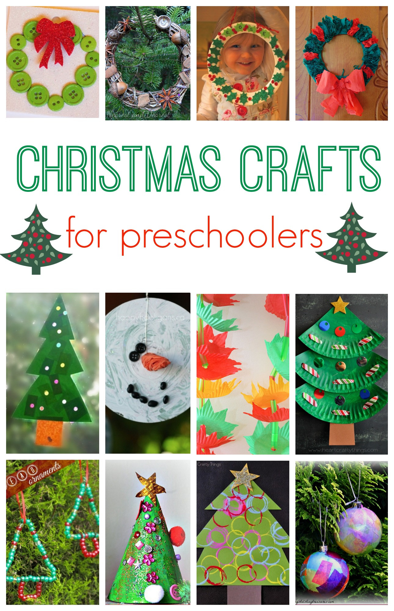 Christmas Craft Ideas For Pre School
 101 Christmas Crafts for Kids Here e the Girls