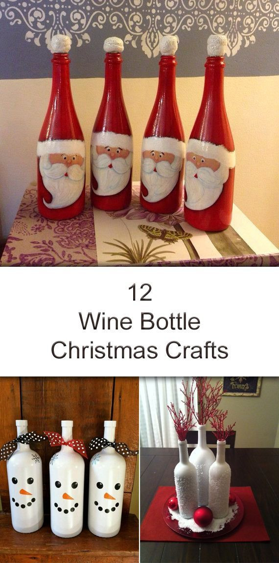 Christmas Craft Ideas Pinterest
 12 Amazing Wine Bottle Christmas Crafts