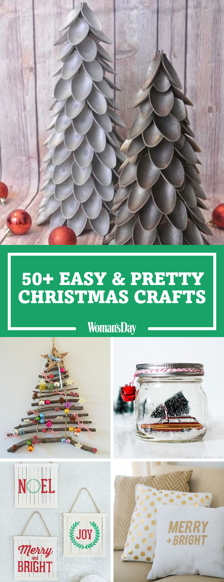 Christmas Crafting Projects
 55 Easy Christmas Crafts Simple DIY Holiday Craft Ideas