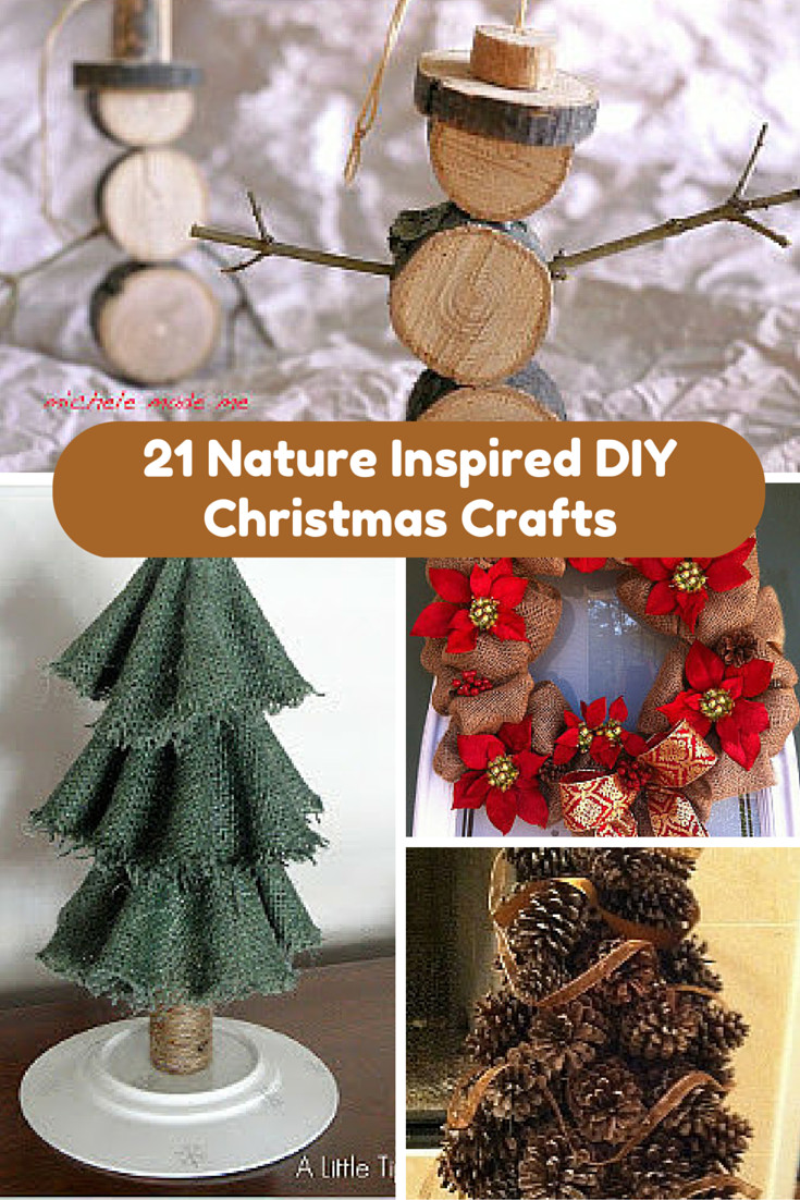 Christmas Crafts DIY
 21 Nature Inspired DIY Christmas Crafts