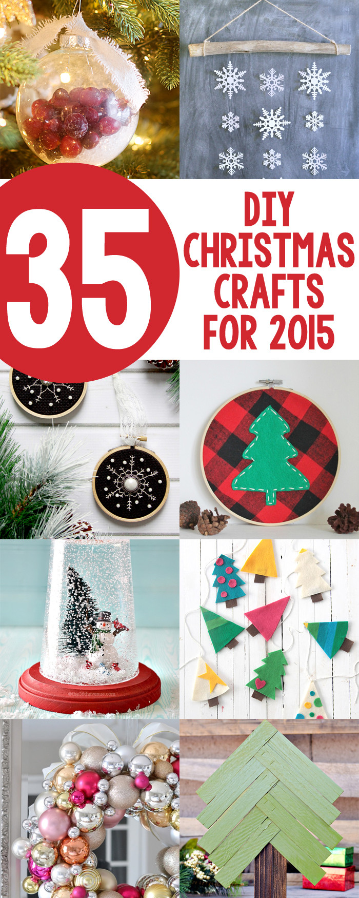 Christmas Crafts DIY
 35 DIY Christmas Crafts for 2015 Yellow Bliss Road