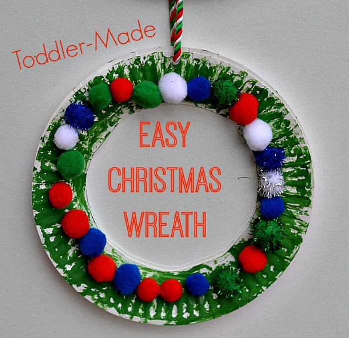 Christmas Crafts For Moms
 Easy Christmas Wreath for Kids from Blog Me Mom