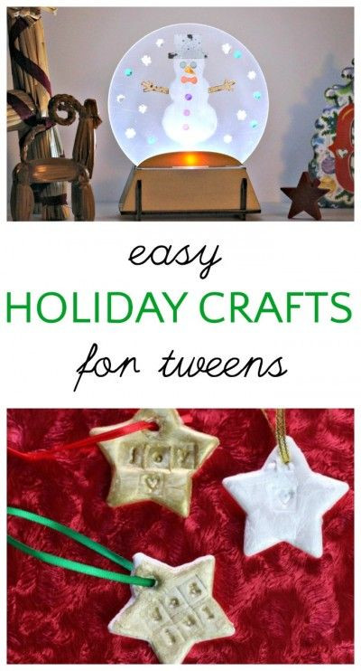 Christmas Crafts For Tweens
 Easy Christmas Crafts for Kids and Tweens