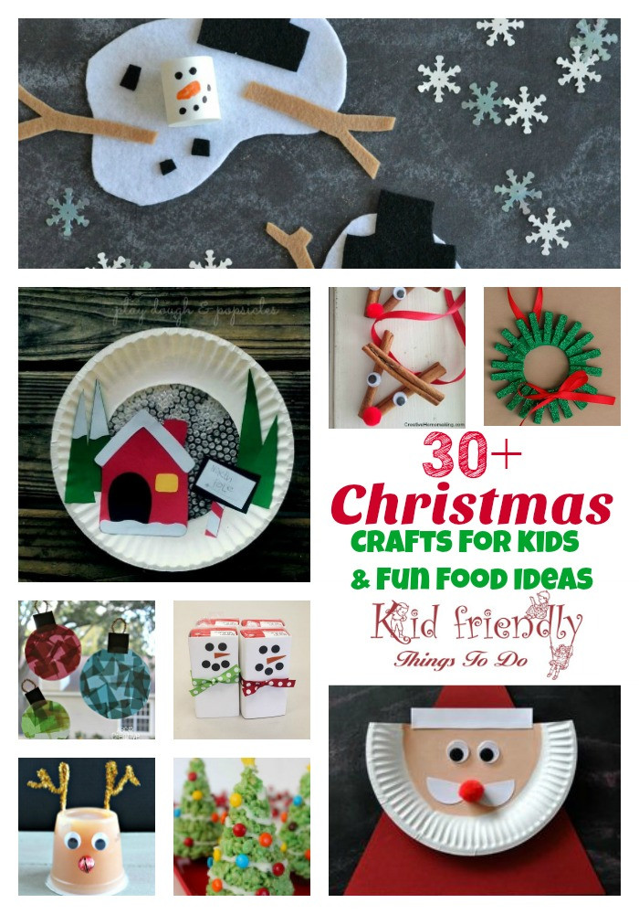 Christmas Crafts To Make At Home
 Over 30 Easy Christmas Fun Food Ideas & Crafts Kids Can Make