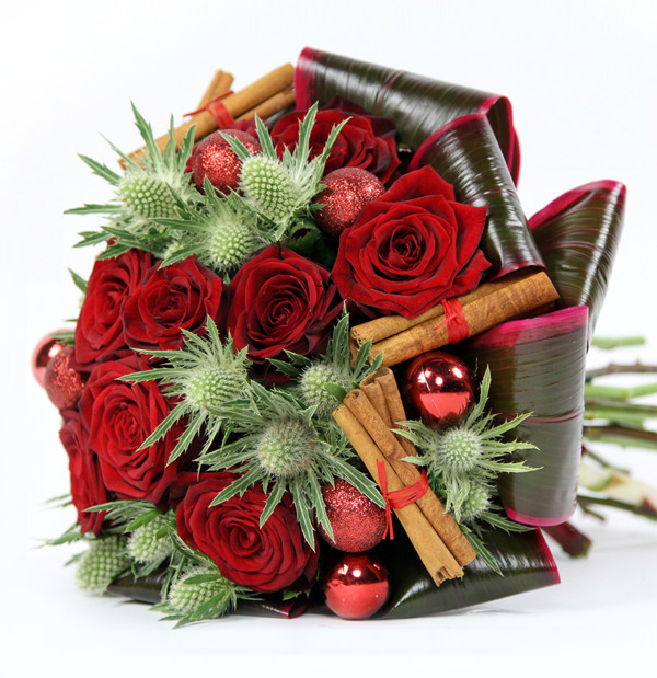 Christmas Day Flower Delivery
 Hot Winter Flower Arrangements and Seasonal Treats by