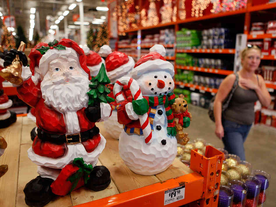 Christmas Decor At Home Depot
 Ho Ho No Retailers Open Christmas Season Early NPR