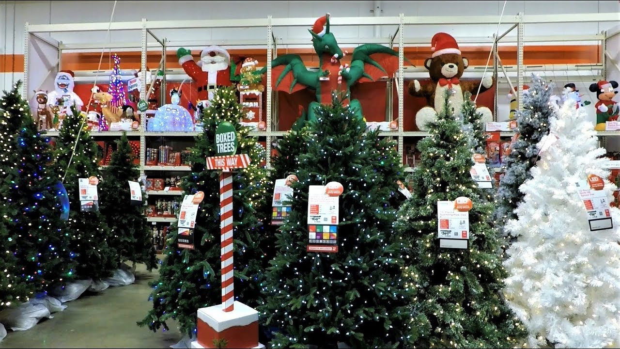 Christmas Decor At Home Depot
 4K CHRISTMAS SECTION AT HOME DEPOT Christmas Shopping