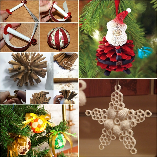 Christmas Decor DIY
 Wonderful DIY 30 Homemade Christmas Ornaments