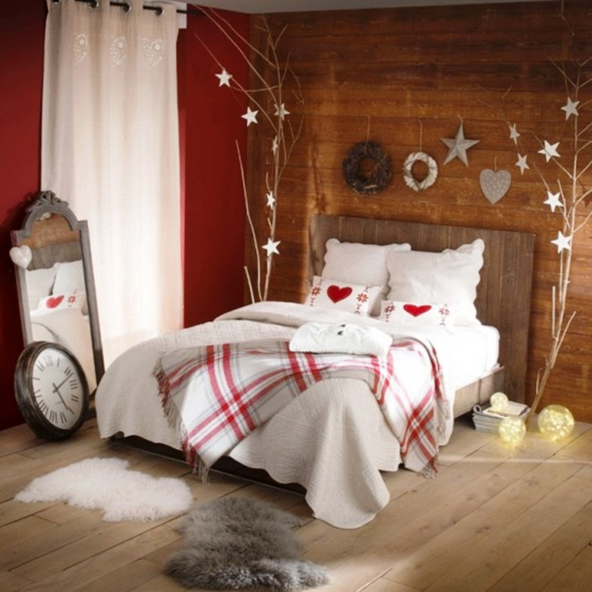 Christmas Decorated Bedroom
 30 Christmas Bedroom Decorations Ideas