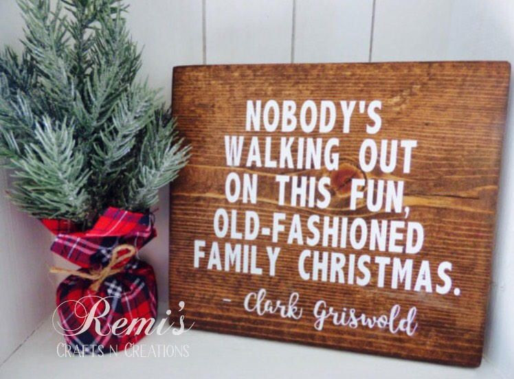 Christmas Decoration Quotes
 Christmas vacation wood sign Christmas vacation home decor