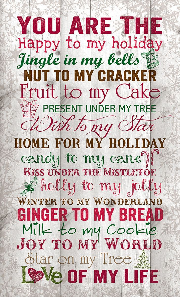 Christmas Decoration Quotes
 You are the Christmas Wall Decor