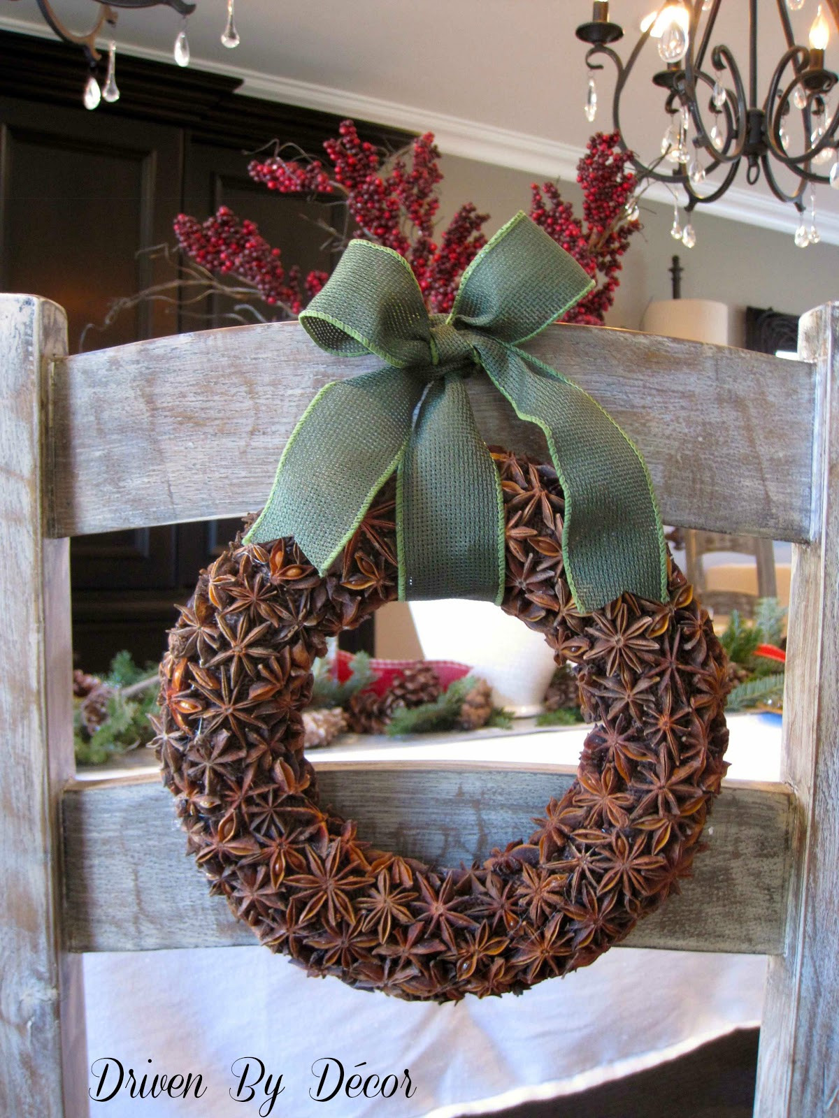 Christmas Decorations DIY
 Holiday Decorating DIY Star Anise Wreaths