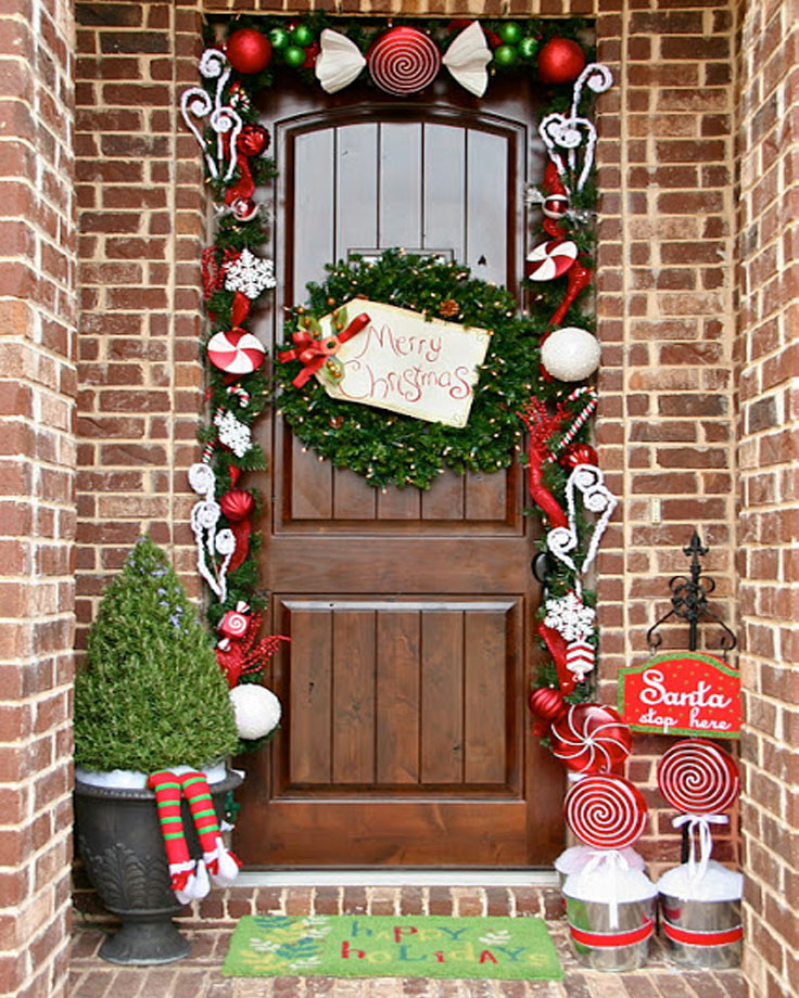 Christmas Decorations For Front Porch
 Top 10 Inspirational Christmas Front Porch Decorations