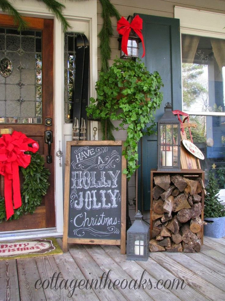 Christmas Decorations For Front Porch
 25 Top outdoor Christmas decorations on Pinterest Easyday
