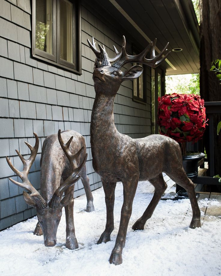 Christmas Deer Decorations Indoor
 Ideal for both indoor and outdoor use these Life Size