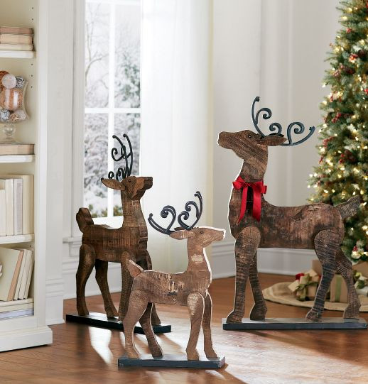 Christmas Deer Decorations Indoor
 Best 25 Reindeer decorations ideas on Pinterest