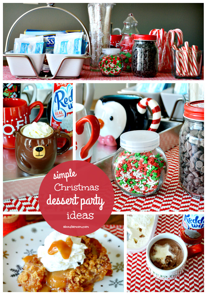Christmas Dessert Ideas For Party
 Simple Holiday Hot Chocolate Bar About A Mom