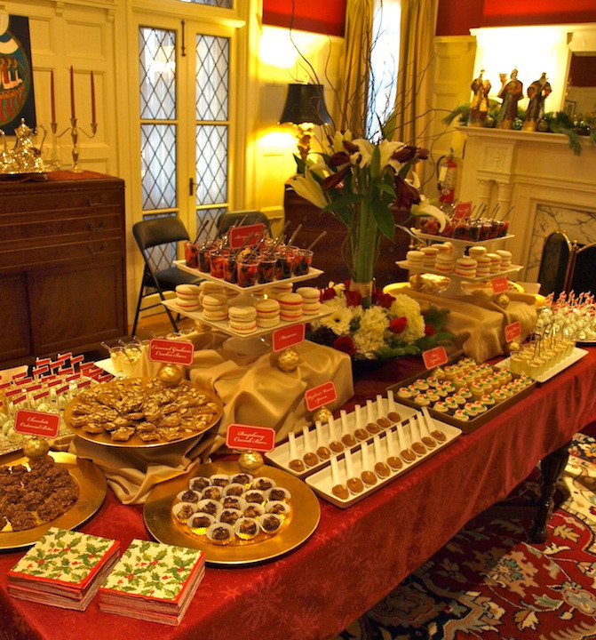 Christmas Dessert Ideas For Party
 a party style xmas in july holiday dessert table