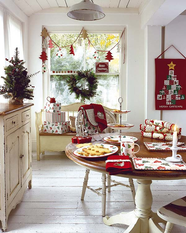 Christmas Dining Room
 50 Christmas Table Decorating Ideas for 2011