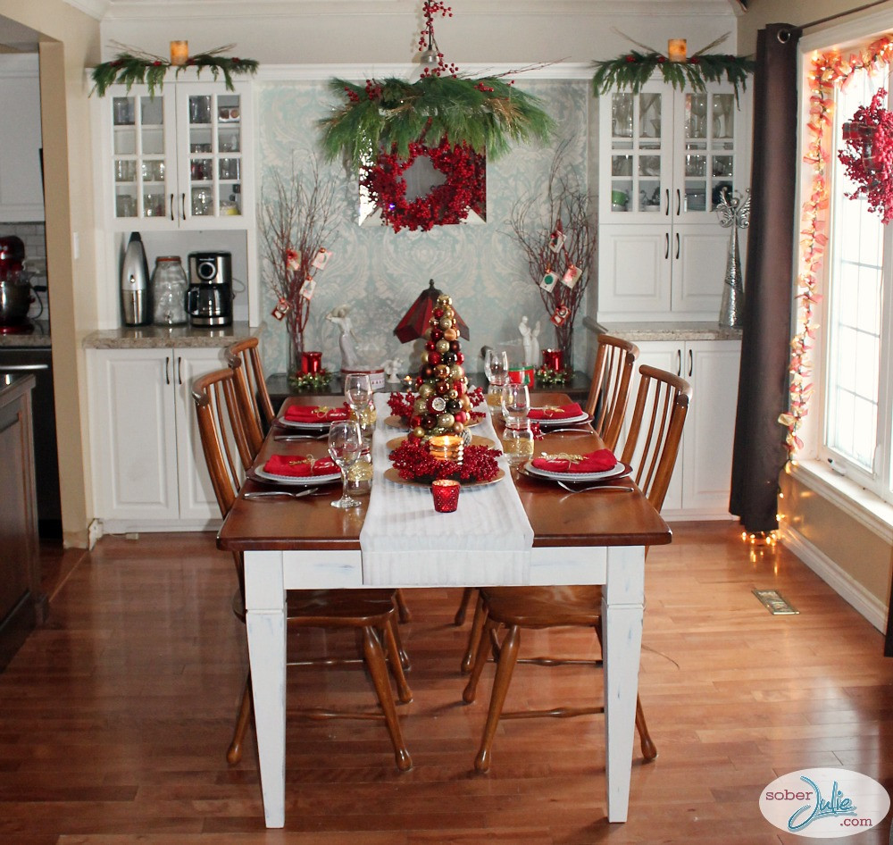 Christmas Dining Room
 Creating a Cozy Country Christmas Dining Room Sober Julie