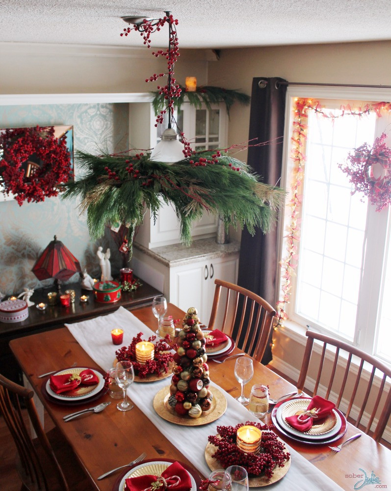 Christmas Dining Room
 Creating a Cozy Country Christmas Dining Room Sober Julie