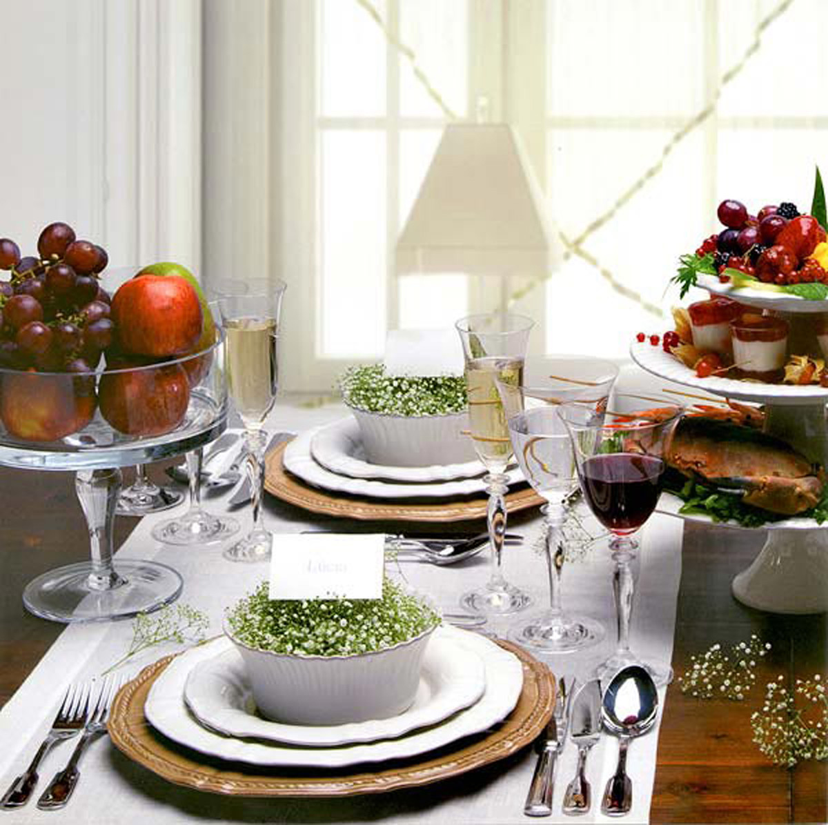 Christmas Dining Table Decorating
 natural dining table decor for christmas 2010 Iroonie