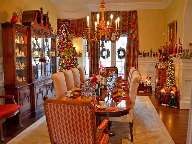 Christmas Dining Table Decorating
 Decoration Christmas Dining Room Table Decorations