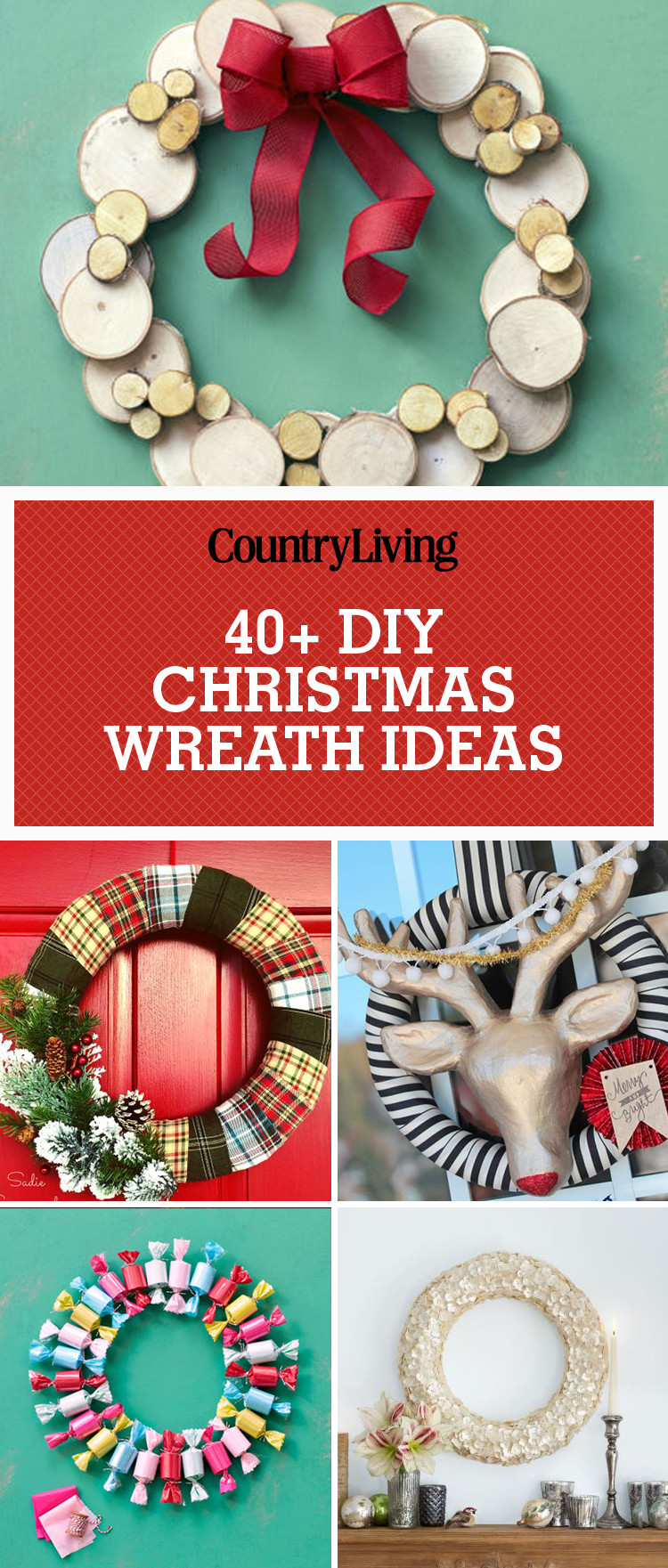 Christmas DIY Ideas
 40 DIY Christmas Wreath Ideas How To Make Holiday